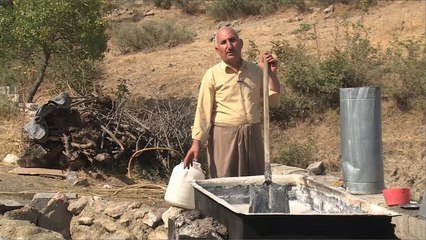 الملح في قرية بيران بكردستان العراق