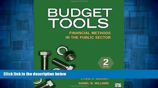 READ FREE FULL  Budget Tools; Financial Methods in the Public Sector  READ Ebook Full Ebook Free