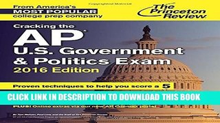 New Book Cracking the AP U.S. Government   Politics Exam, 2016 Edition (College Test Preparation)
