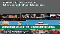 Collection Book Final Cut Pro X Beyond the Basics: Advanced Techniques for Editors