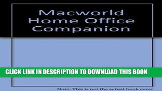 New Book Macworld Home Office Companion