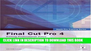 New Book Apple Pro Training Series: Final Cut Pro 4