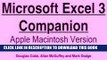 Collection Book Microsoft Excel 3 Companion/Apple Macintosh Version