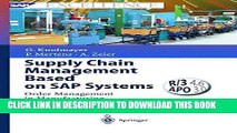 New Book Supply Chain Management Based on SAP Systems: Order Management in Manufacturing Companies