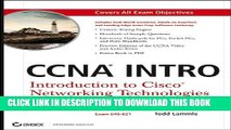 New Book CCNA INTRO: Introduction to Cisco Networking Technologies Study Guide: Exam 640-821