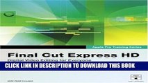 New Book Apple Pro Training Series: Final Cut Express HD by Diana Weynand (2006-06-22)