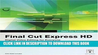Collection Book Apple Pro Training Series: Final Cut Express HD by Diana Weynand (2006-06-22)