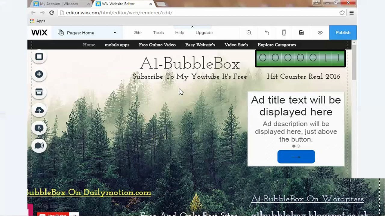 How To Wix - add Your HTML Tag Header Code - Meta Tags Only