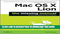 Collection Book Mac OS X Lion: The Missing Manual