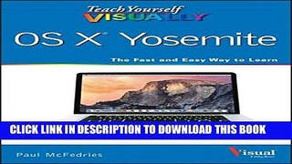 New Book Teach Yourself VISUALLY OS X Yosemite