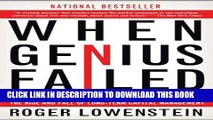 [Download] When Genius Failed: The Rise and Fall of Long-Term Capital Management Hardcover