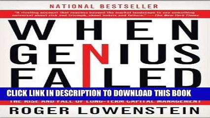 [Download] When Genius Failed: The Rise and Fall of Long-Term Capital Management Hardcover