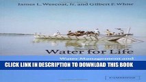 New Book Water for Life: Water Management and Environmental Policy