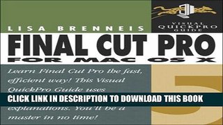 Collection Book Final Cut Pro 5 for Mac OS X: Visual QuickPro Guide