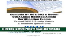New Book Comptia A  801/802   Novell CLDA Linux Desktop Admin Certification Exams ExamFOCUS Study