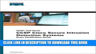 New Book Ccsp Cisco Secure Intrusion Detection Systems Exam Certification Guide (Ccsp Self-Study)