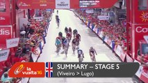 Summary - Stage 5 (Viveiro / Lugo) - La Vuelta a España 2016