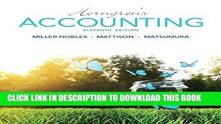 New Book Horngren s Accounting (11th Edition)
