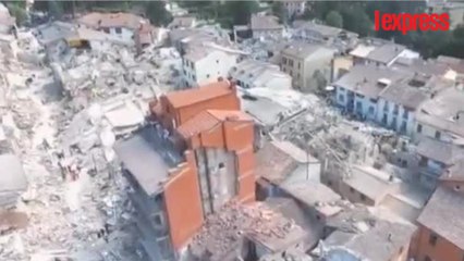 Italie: un drone a survolé Amatrice, une ville ravagée par le séisme (LEXPRESS.fr)