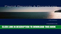 New Book Payroll Records and Procedures