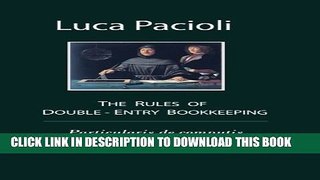 Collection Book The Rules of Double-Entry Bookkeeping: Particularis de computis et scripturis