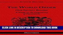 New Book The World Order - Our Secret Rulers