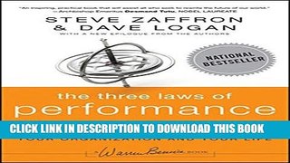 [Download] The Three Laws of Performance: Rewriting the Future of Your Organization and Your Life