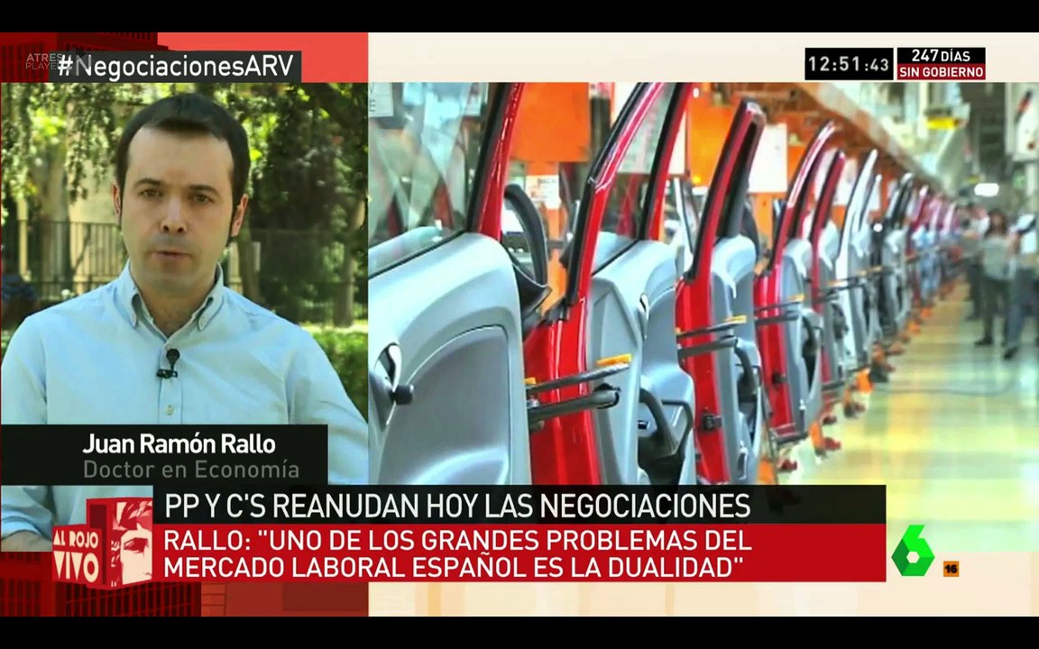 Rallo analiza el acuerdo económico entre PP y Ciudadanos