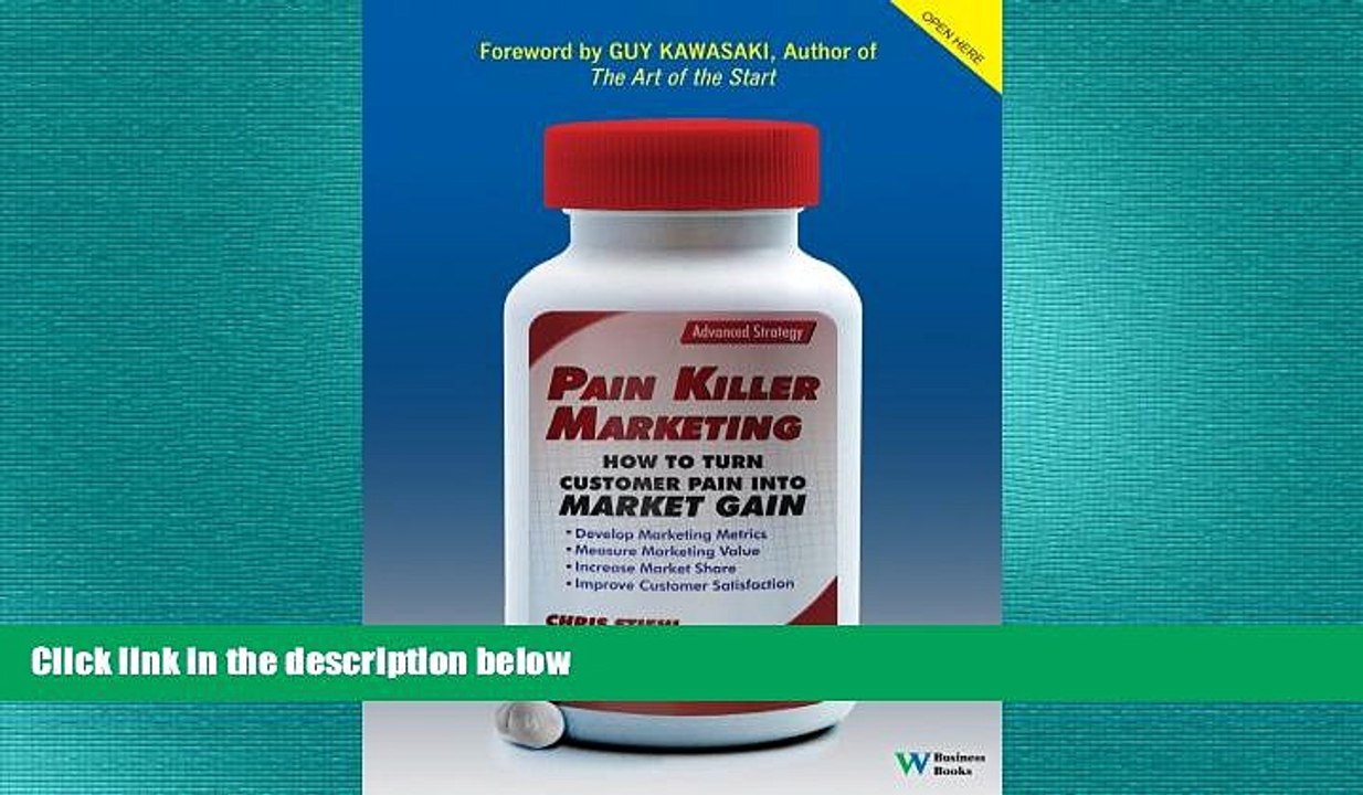 FREE DOWNLOAD  Pain Killer Marketing: How to Turn Customer Pain into Market Gain READ ONLINE