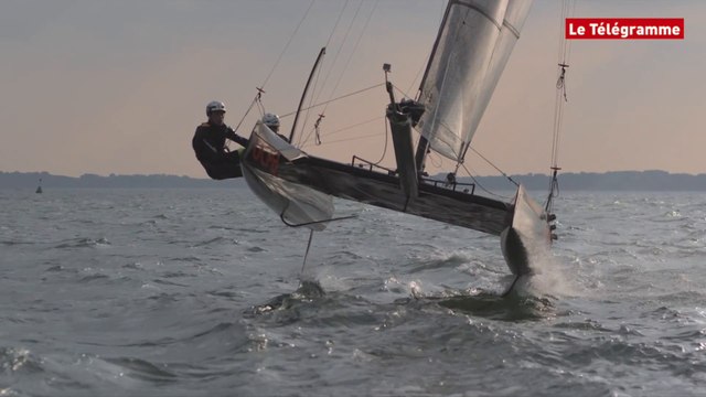 Catamaran volant. Des sensations foils