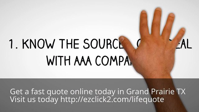 Affordable Life Insurance Quote in Grand Prairie TX
