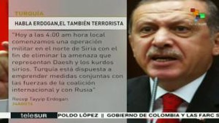 Turquía lanza ofensiva contra el Daesh en la ciudad siria de Yarablus