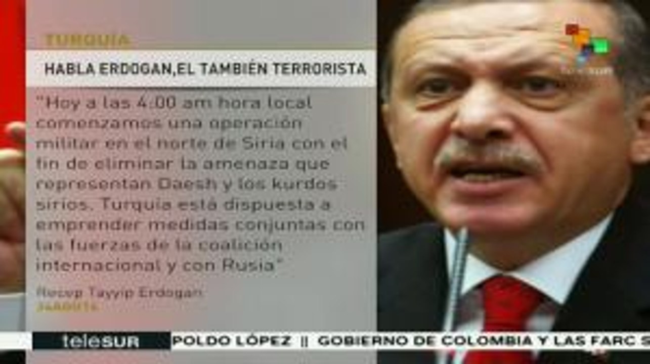 Turquía lanza ofensiva contra el Daesh en la ciudad siria de Yarablus