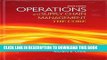 New Book Operations and Supply Chain Management: The Core (Book Only) (McGraw-Hill/Irwin Series