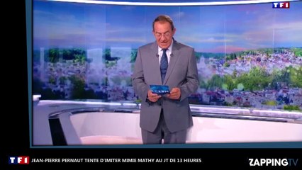 Jean-Pierre Pernaut tente d’imiter Mimie Mathy dans son JT (Vidéo)