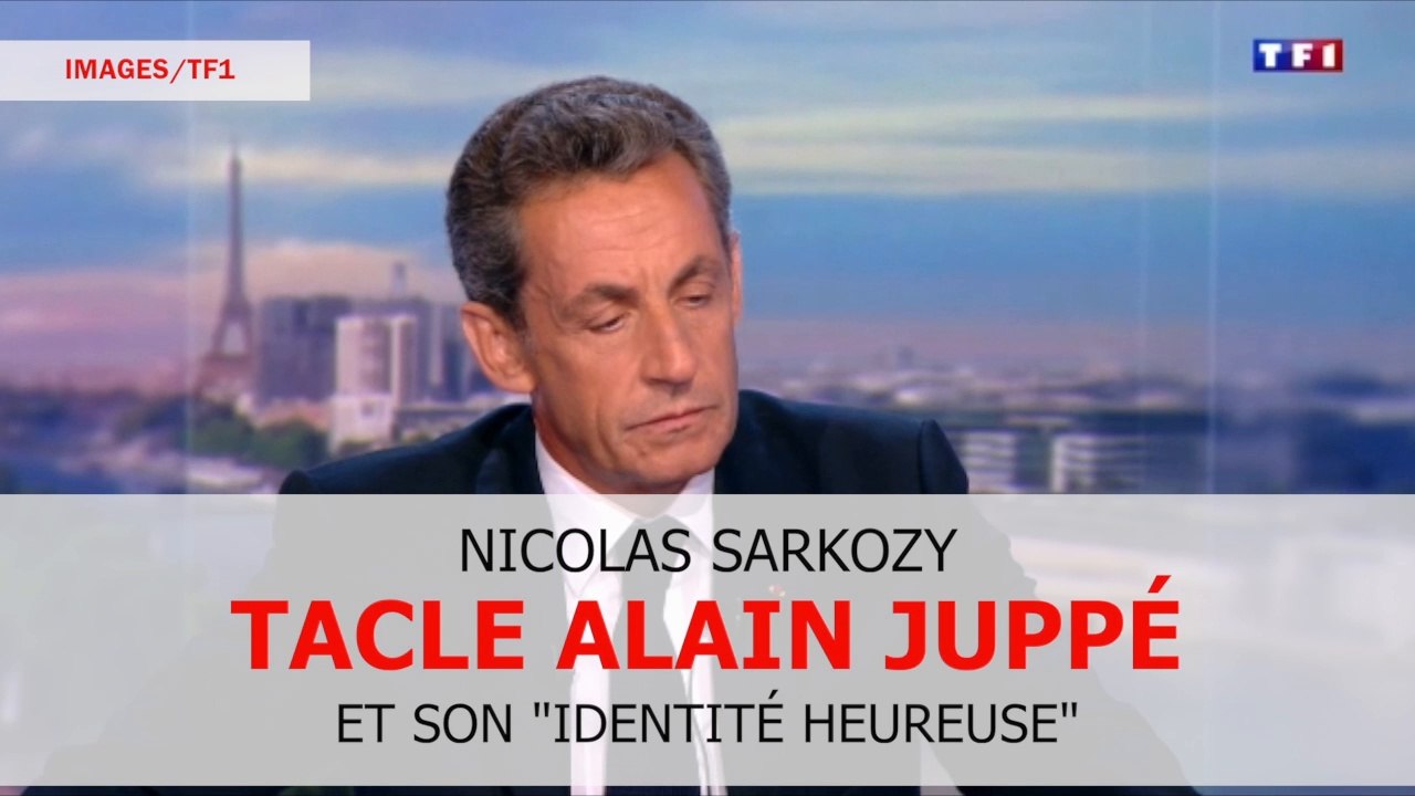 Nicolas Sarkozy tacle Alain Juppé et son concept "d'identité heureuse"