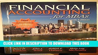 New Book Financial Accounting for MBAs, 6th Edition