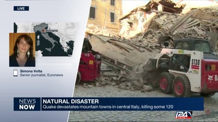 Download Video: Italy : quake devastates mountain towns in central Italy, killing some 120