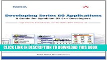 New Book Developing Series 60 Applications: A Guide for Symbian OS C++ Developers: A Guide for