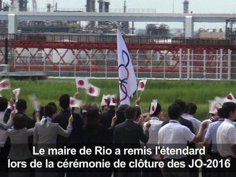 JO-2020: le drapeau olympique de retour à Tokyo après un demi-siècle
