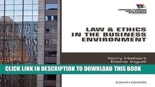 New Book Law and Ethics in the Business Environment