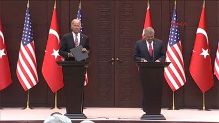 Başbakan Yıldırım ve ABD Başkan Yardımcısı Biden Ortak Basın Toplantısı Düzenledi 1