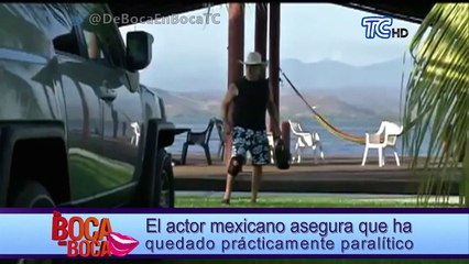 Actor Andres García tiene paralizado el 95% de su cuerpo tras accidente automovilístico