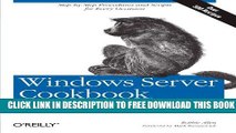 New Book Windows Server Cookbook for Windows Server 2003 and Windows 2000