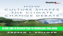 New Book How Culture Shapes the Climate Change Debate