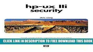 Collection Book HP-UX 11i Security