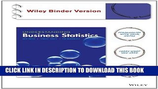 Collection Book Understanding Business Statistics, Binder Ready Version