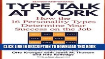 New Book Type Talk at Work (Revised): How the 16 Personality Types Determine Your Success on the Job