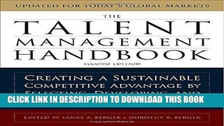 New Book The Talent Management Handbook: Creating a Sustainable Competitive Advantage by
