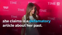Melania Trump taking legal action against Daily Mail for defamation